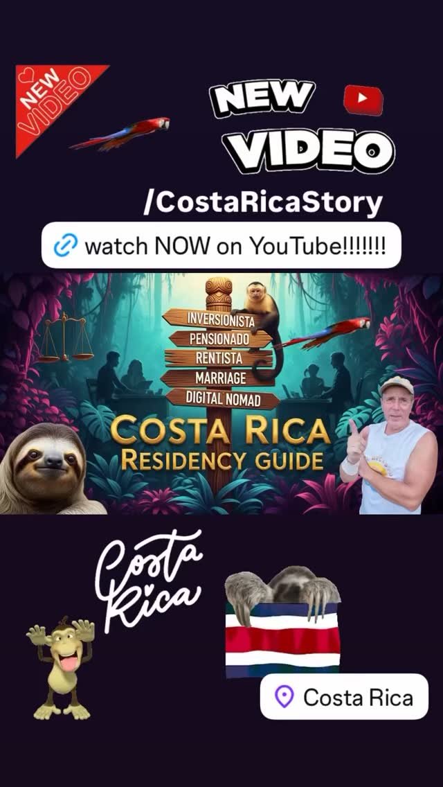 Costa Rica Residency Guide #residency #migration #movetocostarica #costaricastory
