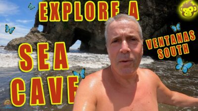 Sea Cave exploring in Costa Rica - Playa Ventanas South