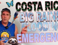 Costa Rica Weather Update Southern Zone- Big Rain- Roads Flooding