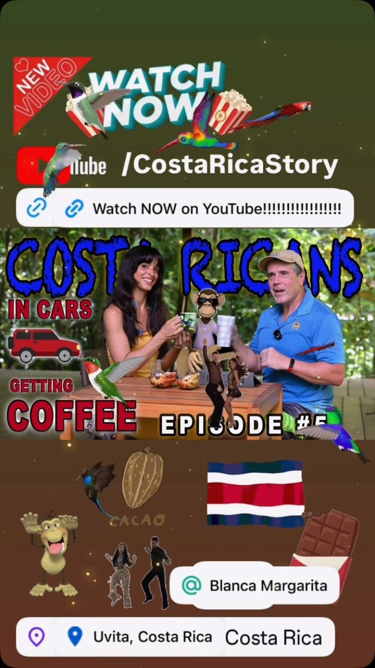 Costa Ricans in Cars Getting Coffee- Blanca Margarita- Cacao and Music Ep#5
https://youtu.be/XhneXd0rW5Y